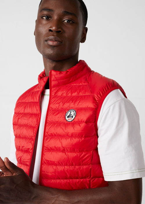 Sleeveless down jacket Carmine red Tom - JOTT UK - 5