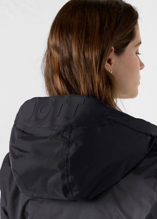 Long reversible jacket Black/cobalt blue Verone - JOTT UK - 4
