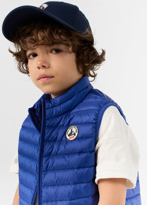 Sleeveless down jacket Cobalt blue Zoe - JOTT UK - 5