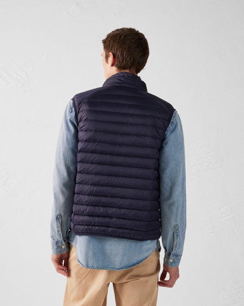 Navy Sleeveless down jacket Tom - JOTT UK - 5