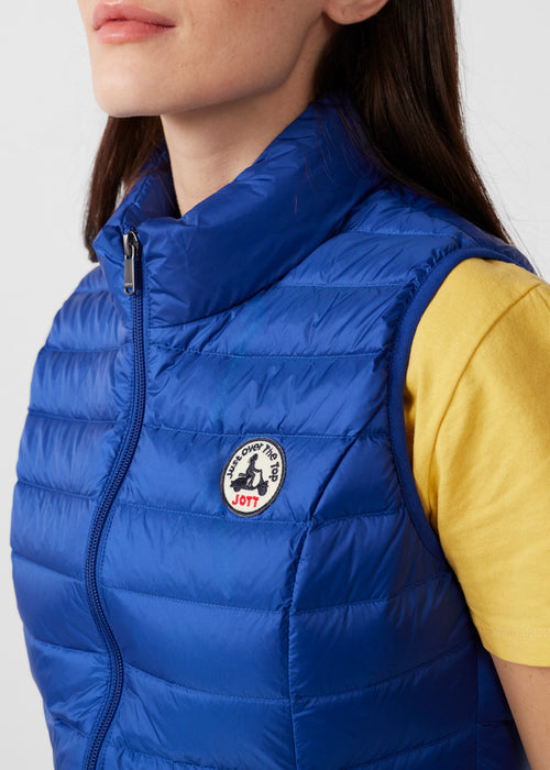 Lightweight Sleeveless Down Jacket Cobalt Seda - JOTT UK - 5