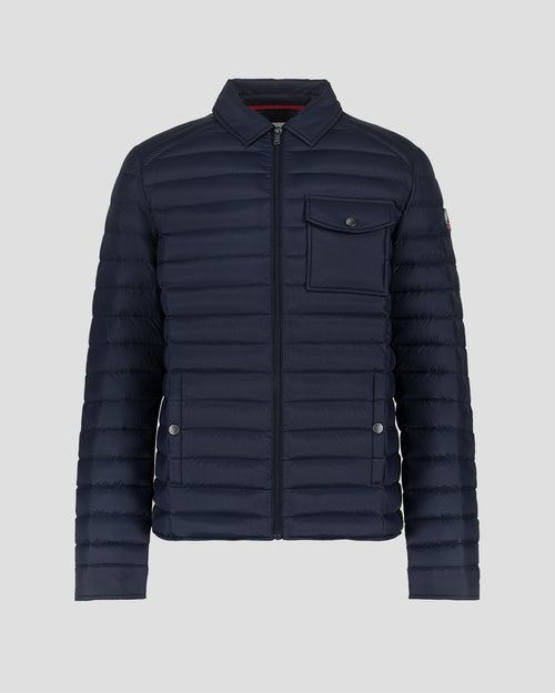 Dane lightweight shacket-style down jacket Navy - JOTT UK - 2