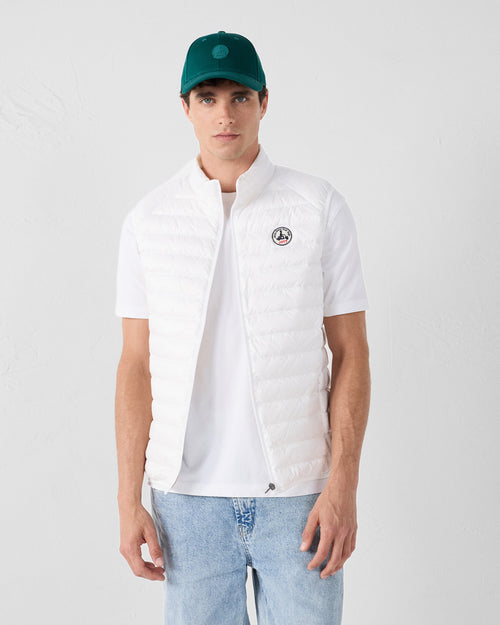 White Sleeveless down jacket Tom - JOTT UK - 4