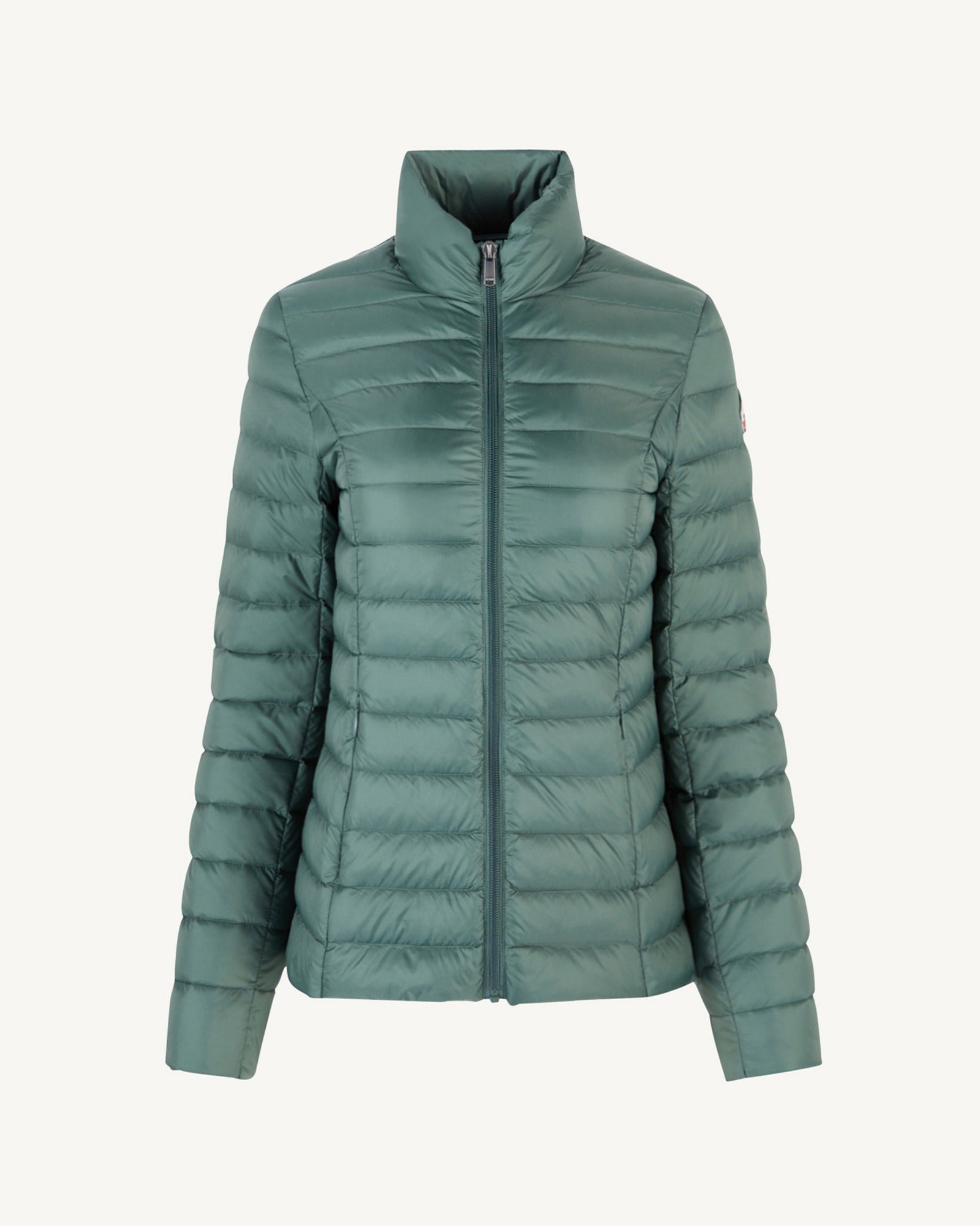 Celadon green Cha lightweight puffer jacket