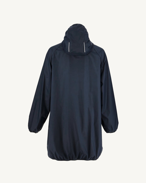 Navy Copenhagen long hooded jacket - JOTT UK - 3