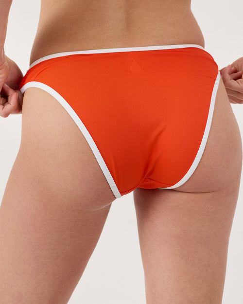 Flame red brazilian bikini bottom Maeva - JOTT UK - 5