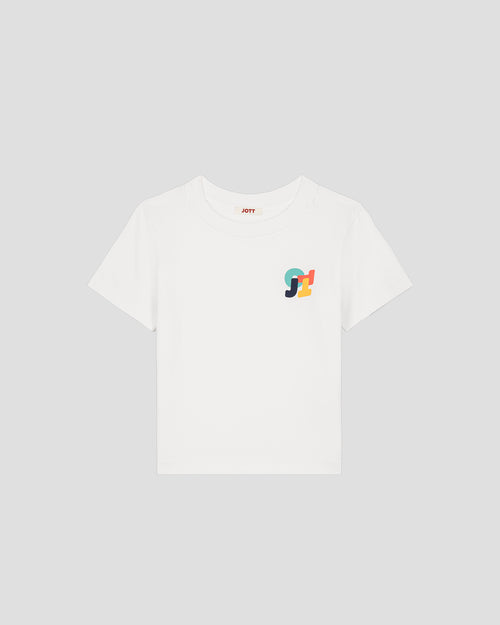 White cotton T-shirt Prado Mono - JOTT UK - 2