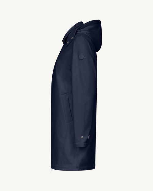 Corinthe 2.0 waterproof jacket with detachable hood Navy - JOTT UK - 2