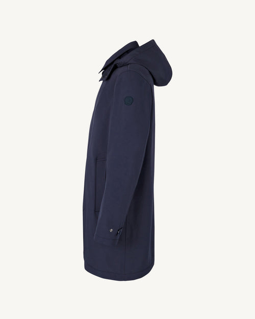 Athenes waterproof jacket with detachable hood Navy - JOTT UK - 5