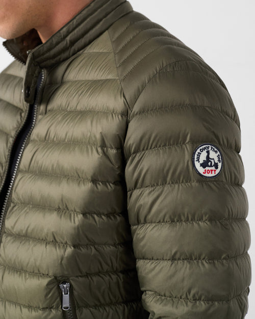 Biker jacket collar Army Bastien - JOTT UK - 5