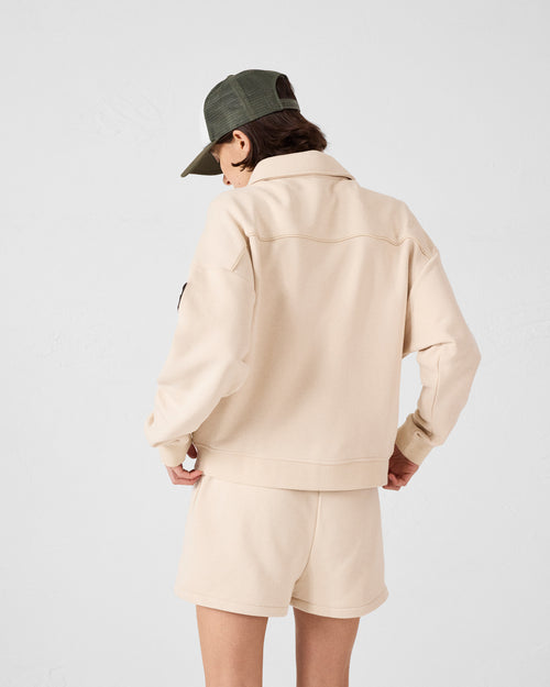 Bleached sand Shirt collar jacket Anneso - JOTT UK - 4