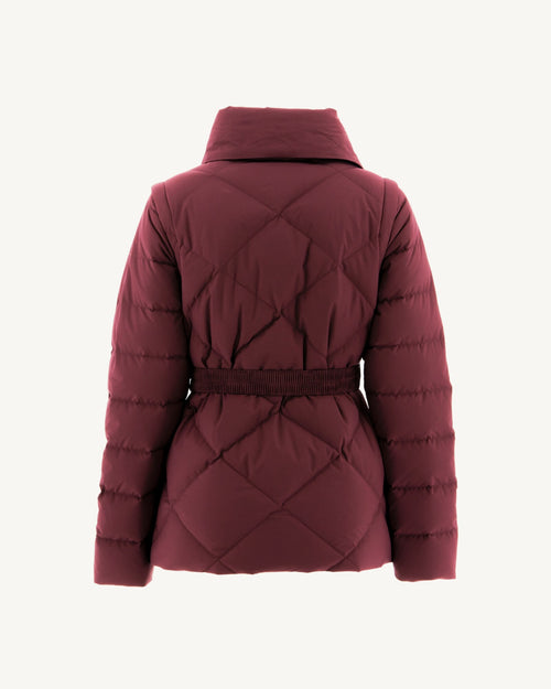 Aubergine Anita removable sleeves puffer jacket - JOTT UK - 4