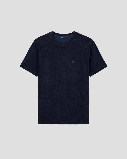 Navy Ali towelling T-shirt - JOTT UK - 2