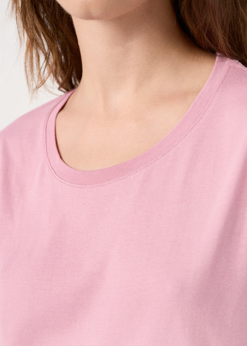 Round-neck Tshirt Antique pink Lucia - JOTT UK - 5