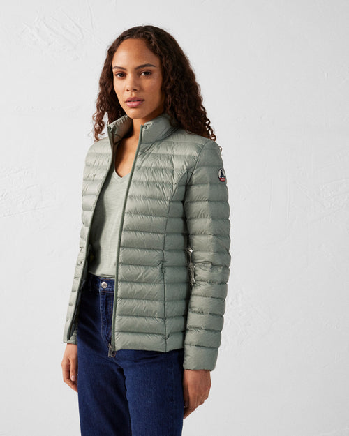 Lightweight down jacket Mineral green Cha - JOTT UK - 3