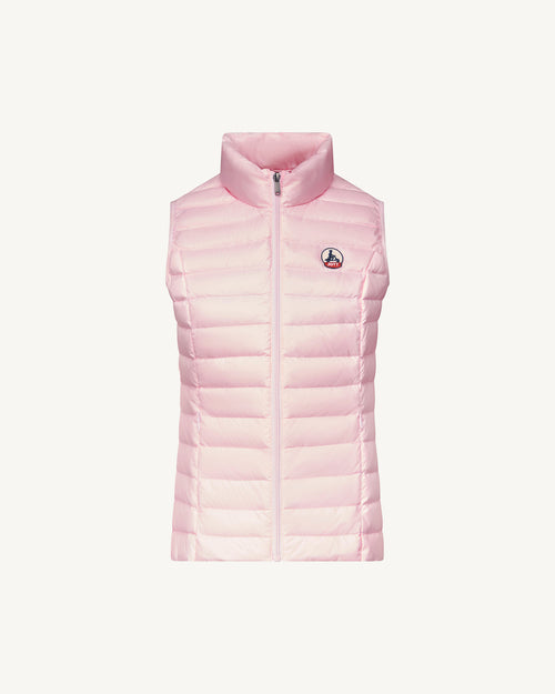 Petal rose Seda lightweight sleeveless puffer jacket - JOTT UK - 2