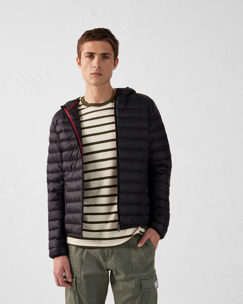 Black Lightweight down jacket Nico - JOTT UK - 2
