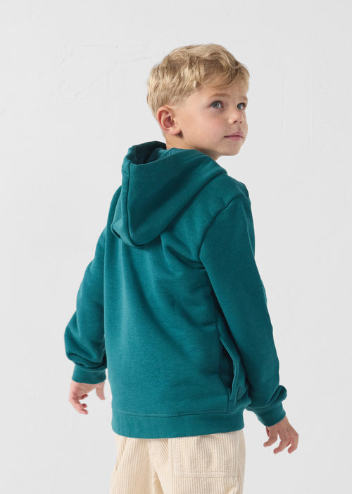 Hoodeded zipped jacket Dark marsh Arie - JOTT UK - 3