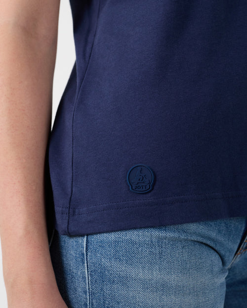 T-shirt col V Navy Sofy - JOTT UK - 5