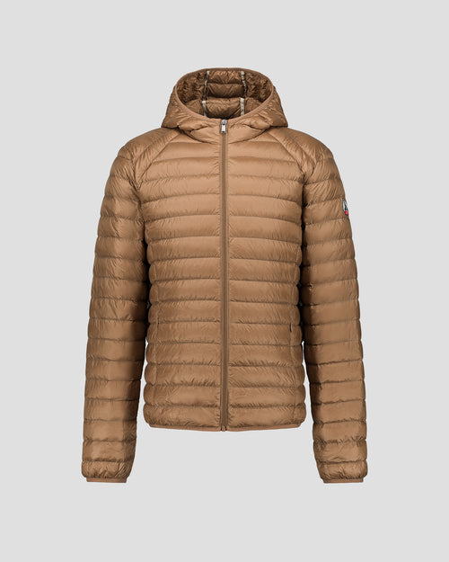 Tawny brown Lightweight down jacket Nico - JOTT UK - 2