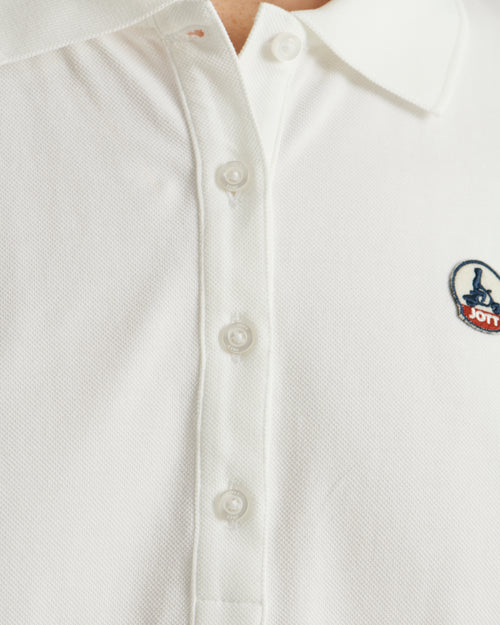 White Franca polo shirt - JOTT UK - 3