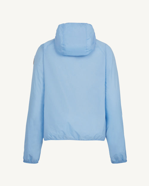 Feroe packable waterproof jacket Heaven blue - JOTT UK - 3