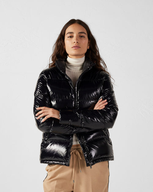 Grand Froid Black Cardiff lacquered down jacket - JOTT UK - 3