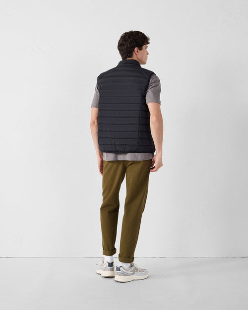 Black Arafo stretch sleeveless puffer jacket - JOTT UK - 4
