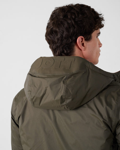 Reversible jacket Army/fire red Brummen - JOTT UK - 5
