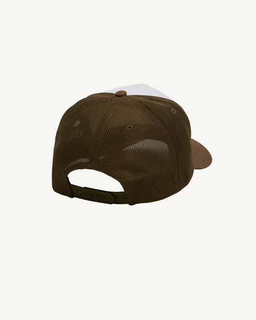 Sail two-tone mesh cap Army/White/Army - JOTT UK - 3