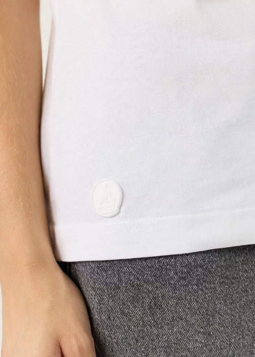 Round-neck Tshirt White Lucia - JOTT UK - 5