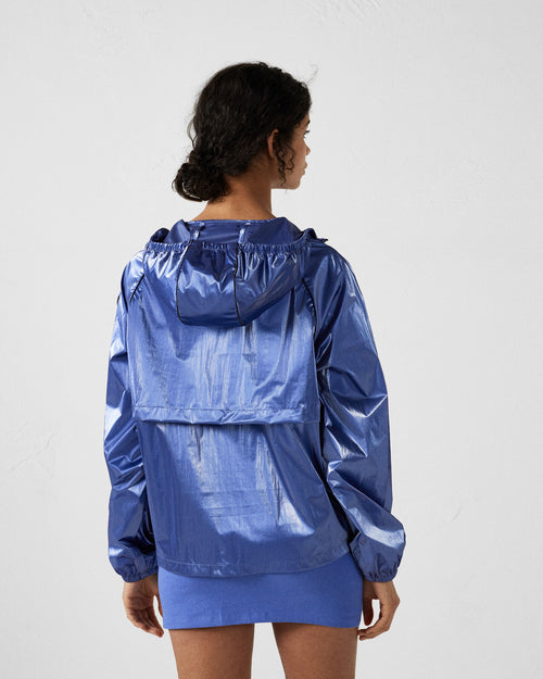 Mystical blue Izumi Metallic Windbreaker - JOTT UK - 4