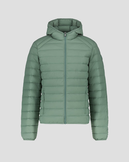 Mineral green Lightweight stretch hooded jacket Frantz - JOTT UK - 2