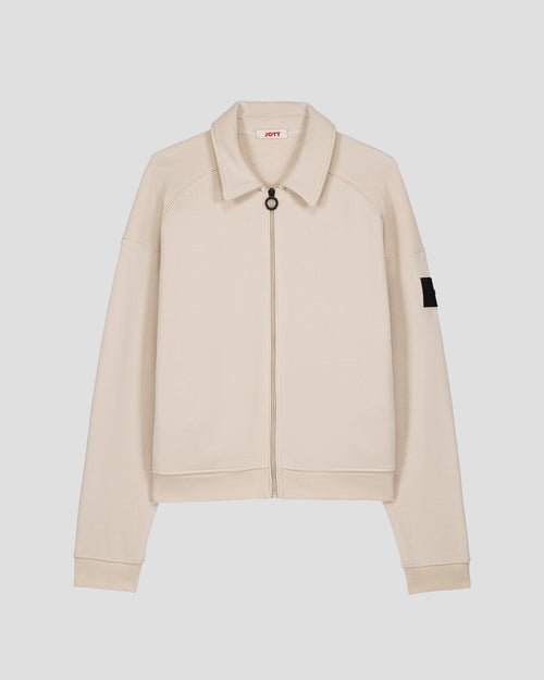 Bleached sand Shirt collar jacket Anneso - JOTT UK - 2