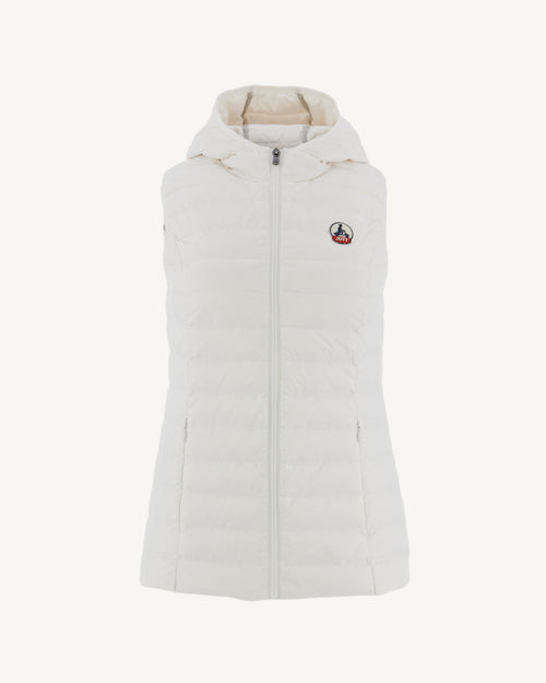 Light sleeveless down jacket White Mali - JOTT UK - 2