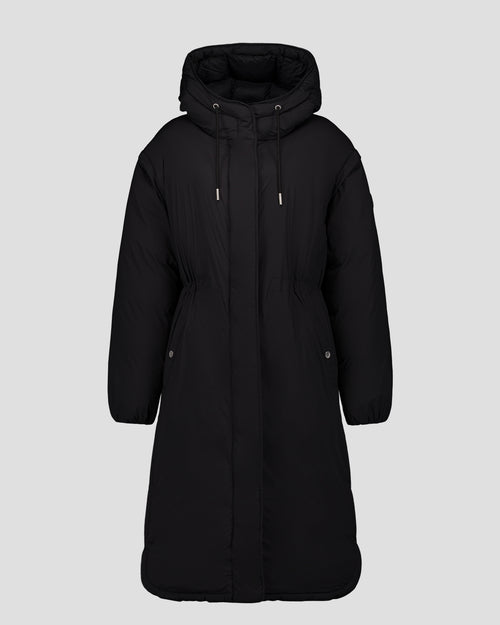 Long stretch Great Cold down jacket Black Brooke - JOTT UK - 2