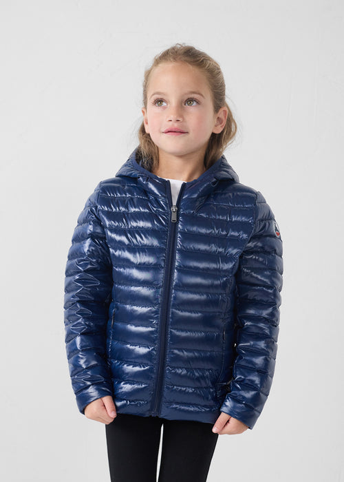 Light hooded jacket Shiny navy Carla - JOTT UK - 3