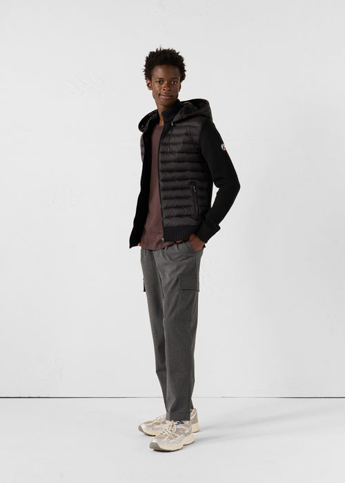 Bi-fabric down jacket Black Jumping - JOTT UK - 4