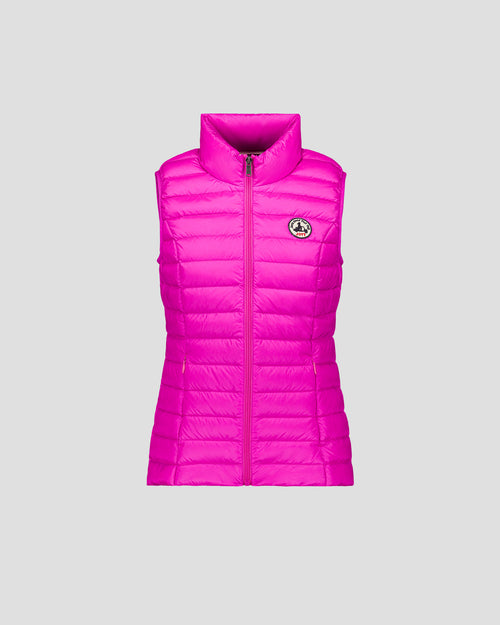 Light sleeveless down jacket Electric pink Seda - JOTT UK - 2