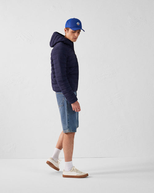 Navy Lightweight stretch hooded jacket Frantz - JOTT UK - 3