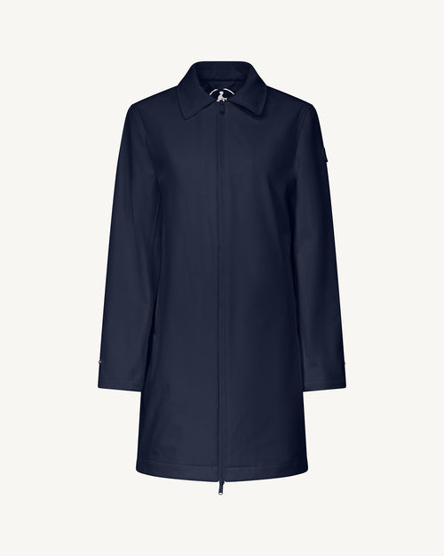Corinthe 2.0 waterproof jacket with detachable hood Navy - JOTT UK - 4