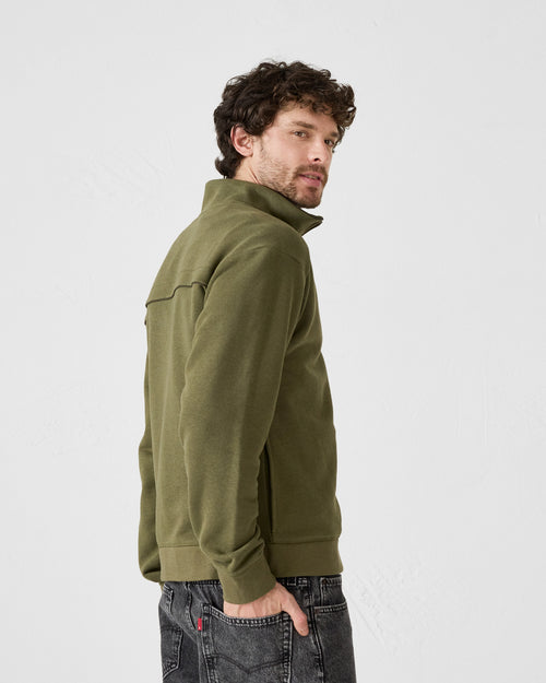 Army Roger bi-fabric high-collar jacket - JOTT UK - 3