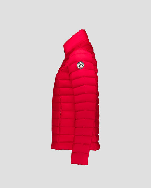 Light down jacket Carmine red Cha