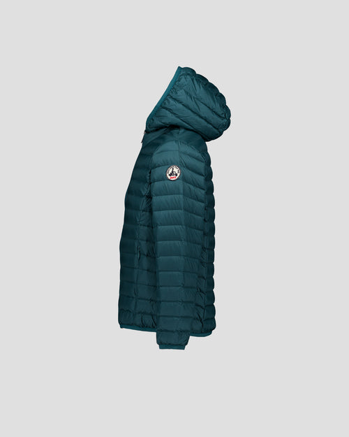 Light hooded down jacket Dark marsh Hugo