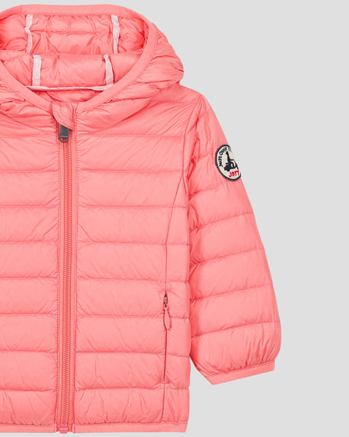 Baby jacket with ears Fuchsia vibrant Mael - JOTT UK - 2