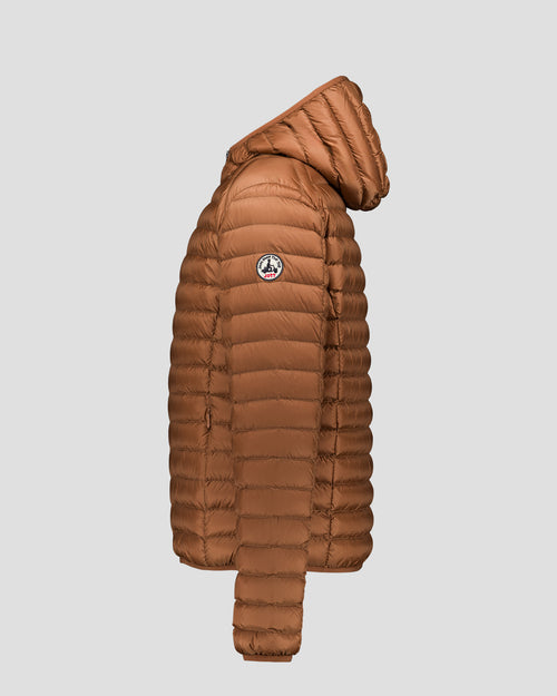 Lightweight Hooded Down Jacket Red Sugar Nico