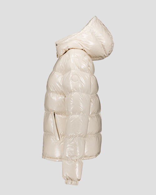 Great cold puffer-style lacquered jacket Natural Prague - JOTT UK - 2