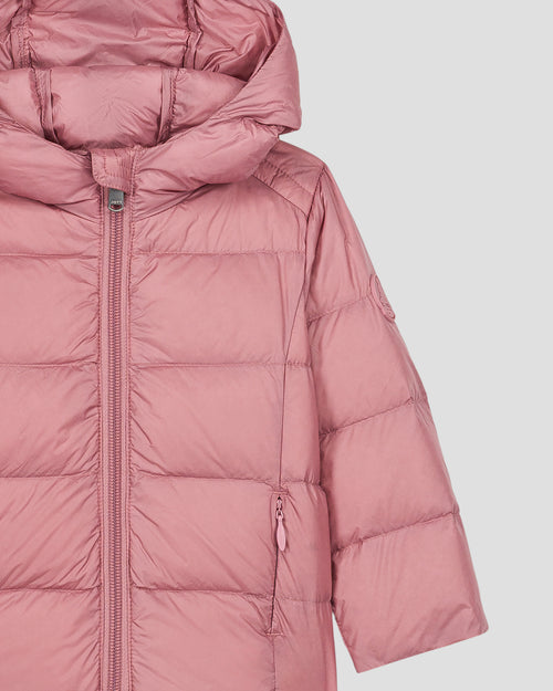 Dusty rose Baby Down Jacket Una - JOTT UK - 2