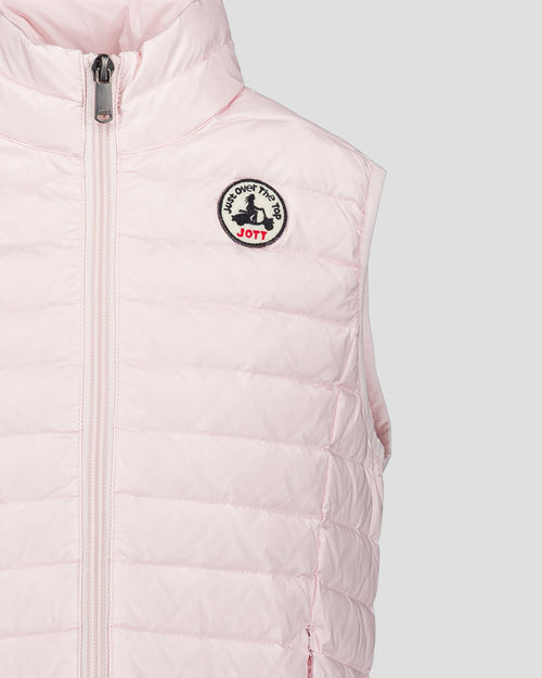 Sleeveless down jacket Petal pink Zoe