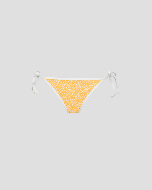 Mono sunflower brazilian bikini bottom Maddie monogram - JOTT UK - 2